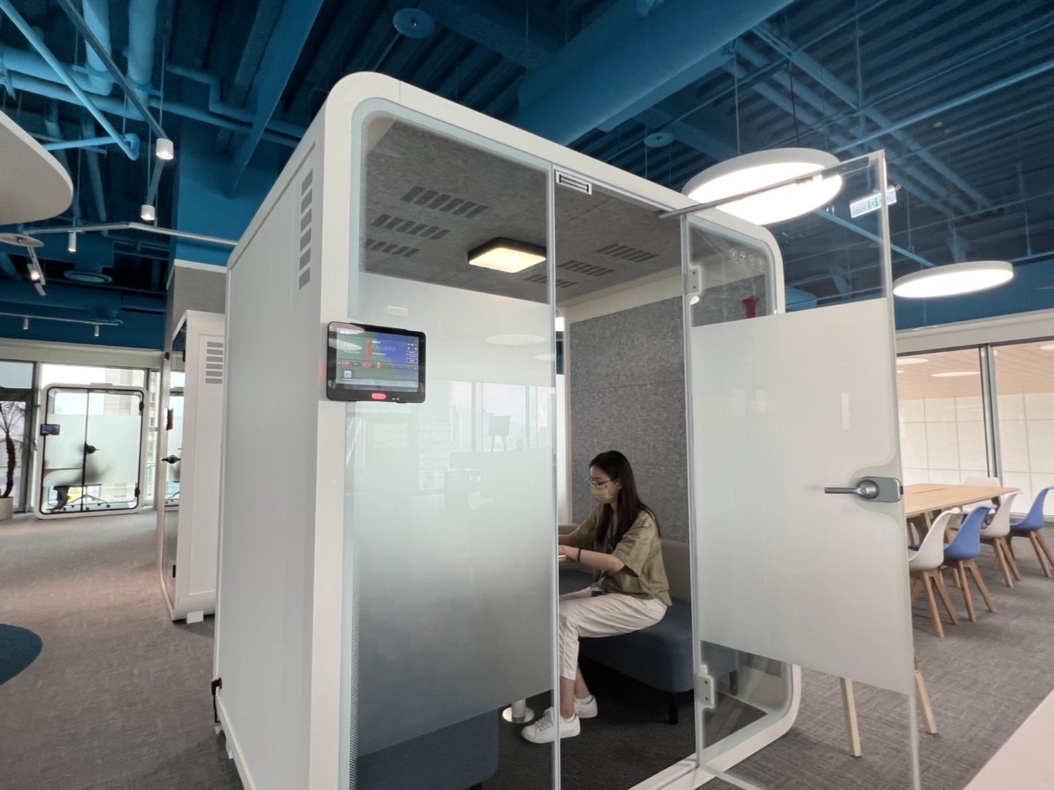 stake高雄據點的智慧行動辦公艙，展現stake在面板以外的研發應用軟實力